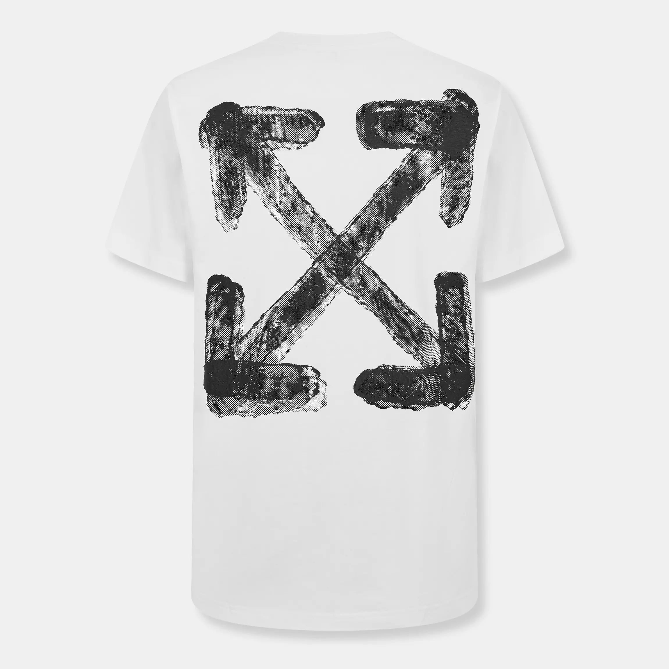 Off White Spray Arrow Design T-Shirt